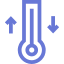 icone termologia azul