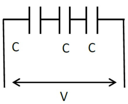 associação de capacitores
