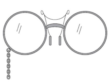 pince-nez ou lorgnon